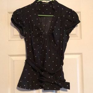 Express Polka Dot Top